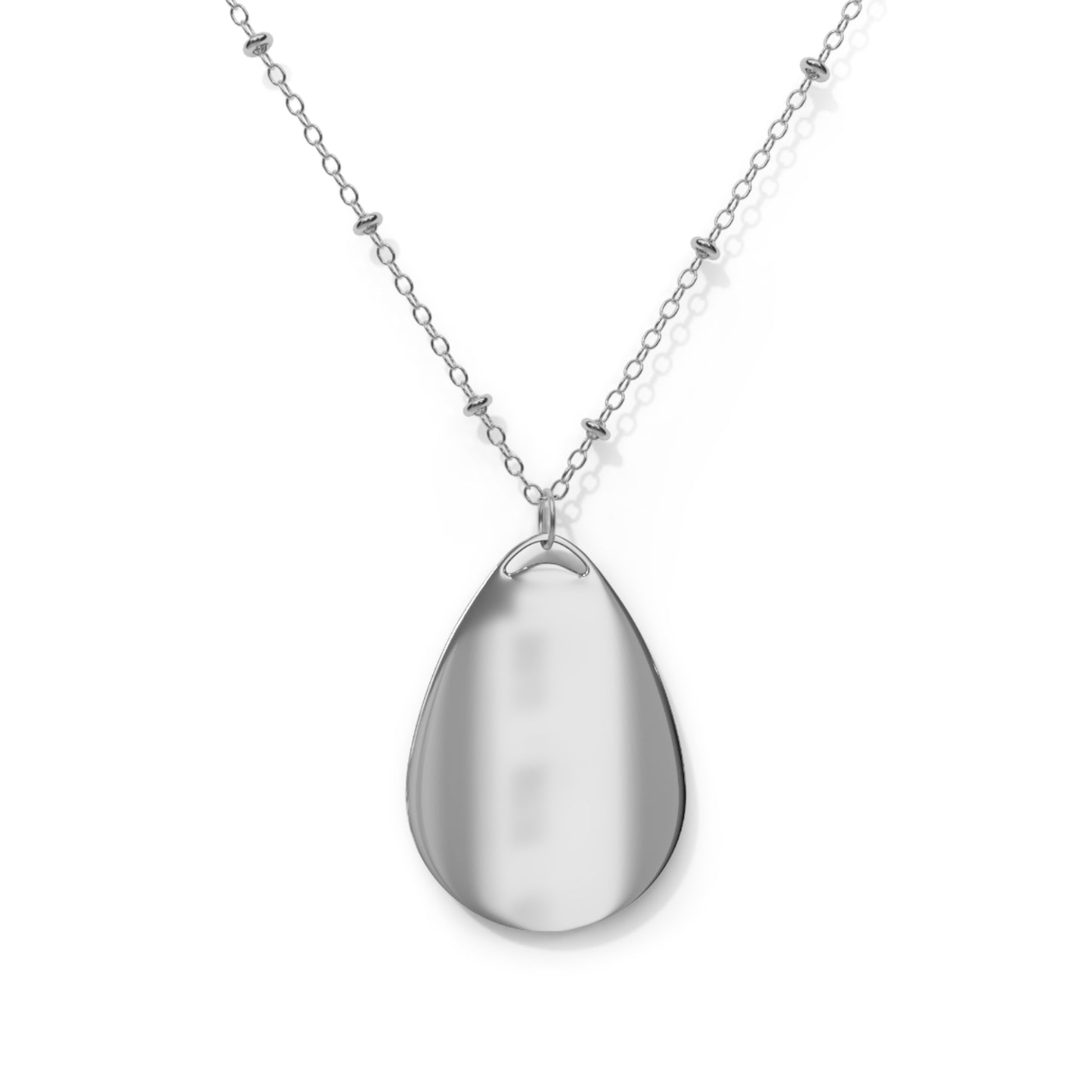 Elegant Oval Necklace with Cross Pendant | Meaningful Jewelry for Faith and Style - Anchor23